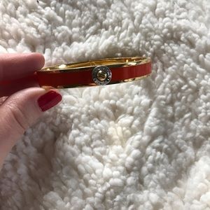Orange and Gold Henri Bendel Bangle Bracelet